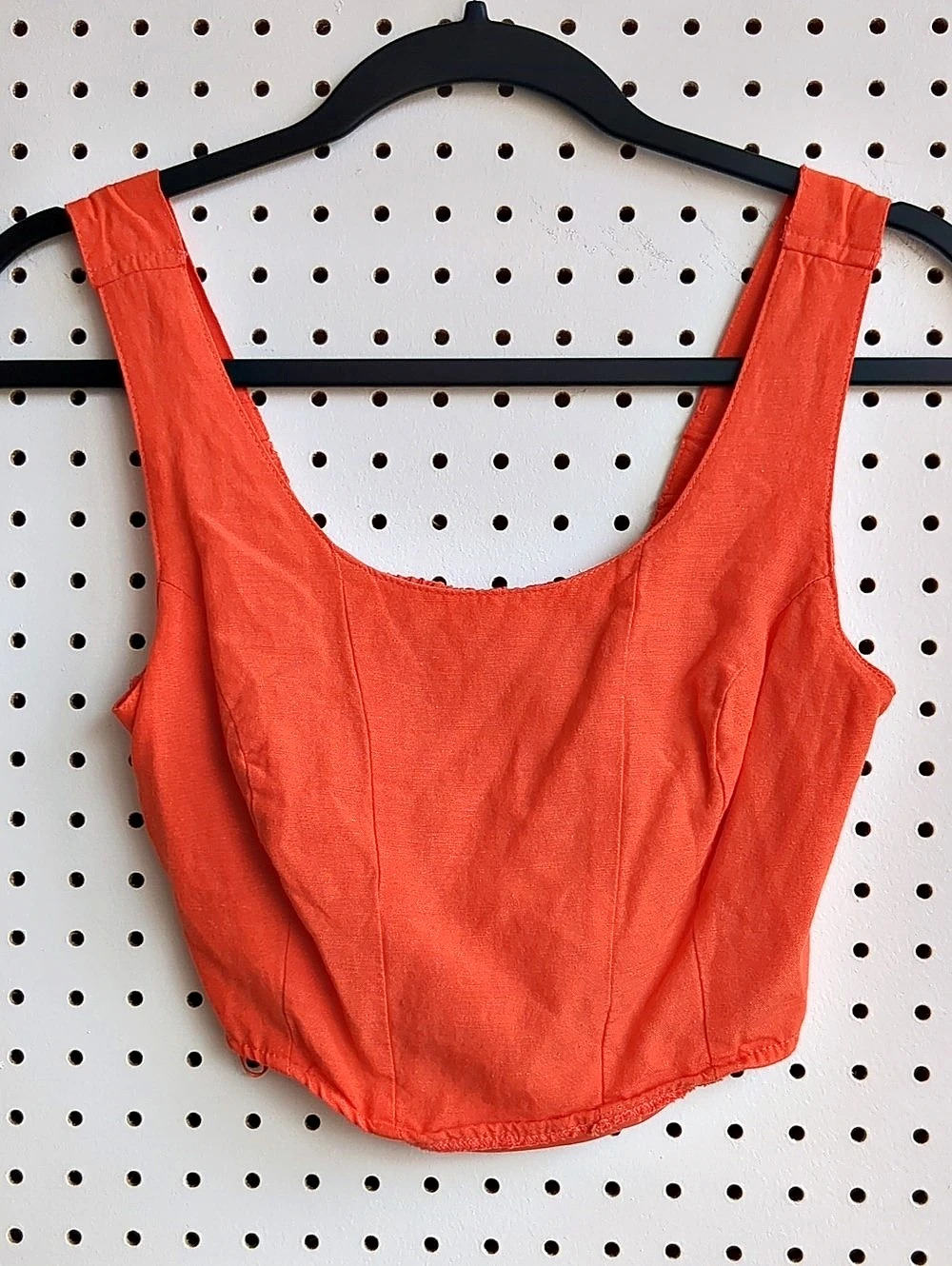MIDNIGHT SKY Orange Crop Top
